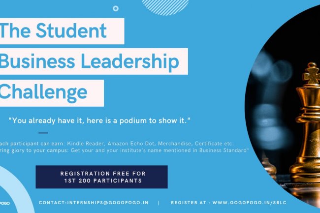 GogoPogo, a social commerce startup founded by IIM alumnus, launches its student engagement programs - iCEO & The Student Business Leadership Challenge