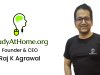 Know the story "Study At Home", an e-Learning startup begun by Raj K Agrawal