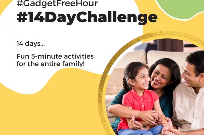 This Children’s day, one hour of #GadgetFreeHour for your family!