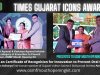 Dr. Bharat Agravat received “Times Gujarat Icon Award 2022” for innovation to prevent oral cancer – OSMF Mouth opening Kit, One of the leading visionary in Cosmetic and Implants dental care