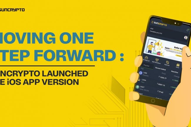 Moving one step forward’ Suncrypto launched the iOS app version