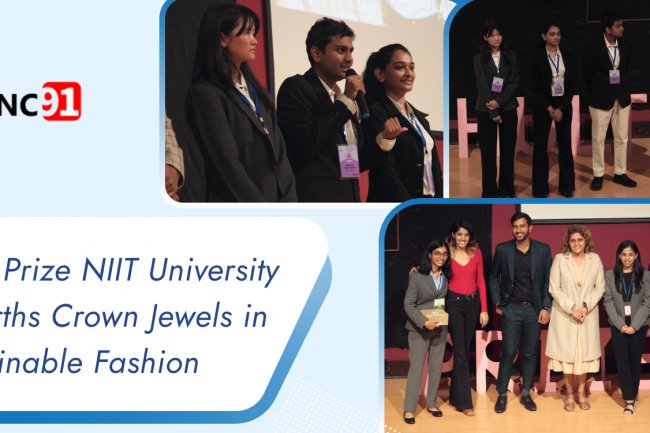 HULT Award Crown Jewels in Sustainable Fashion Discovered by NIIT University