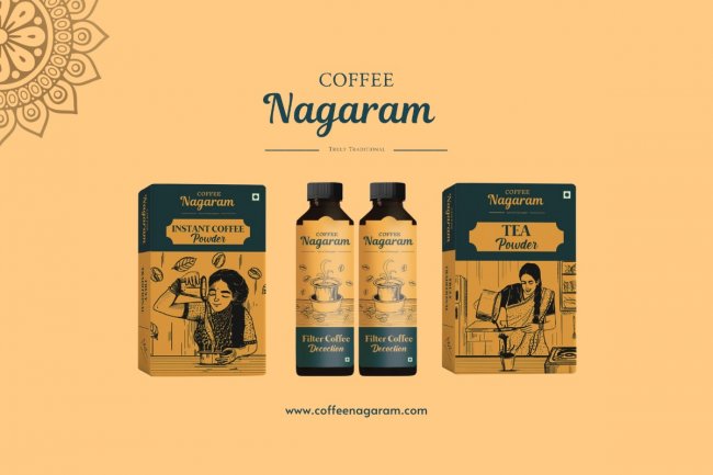 Coffee Nagaram - Get an Authentic Cup of South Indian Instant Coffee, Filter Coffee Decoction, Tea Powder, and More