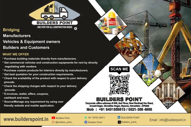 BUILDERS POINT: Darshan’s Innovative E-commerce platform, one stop for all your construction needs