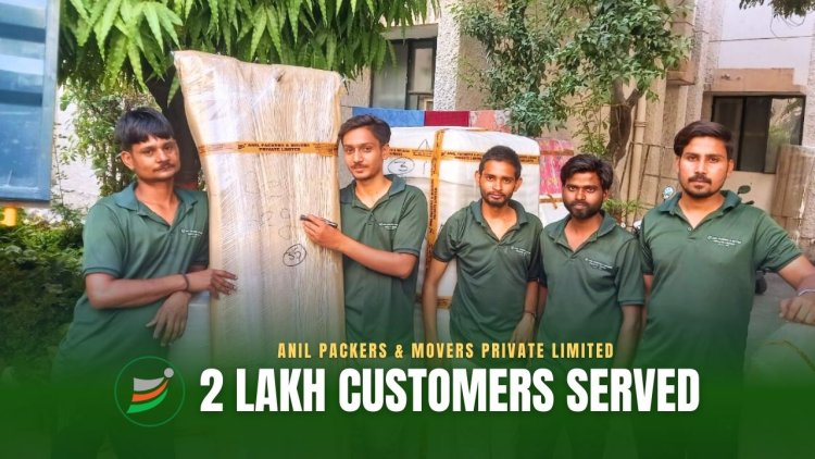 Anil Packers & Movers Private Limited reaches a new milestone: 200,000 customers served.