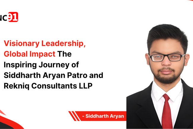 Visionary Leadership, Global Impact The Inspiring Journey of Siddharth  Aryan Patro and Rekniq Consultants LLP