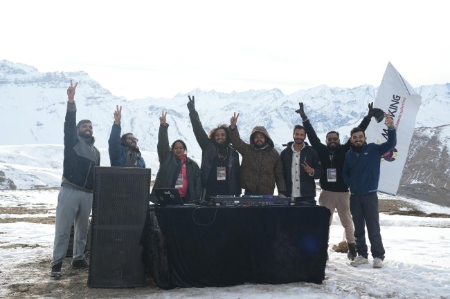 Mad King Techno Summit Creates History: Highest Altitude Techno Party at 15,050 ft in Komic, Spiti!