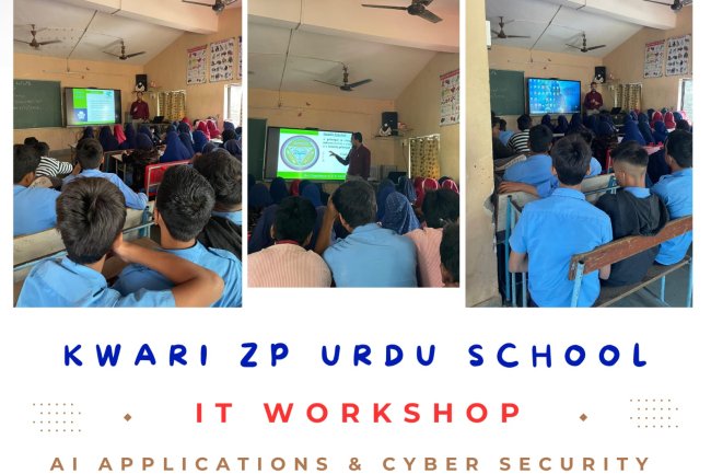 Special Educational Session Conducted at Kwari ZP Urdu School for Class 9th and 10th Students