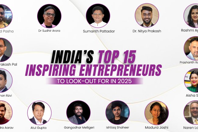 India's Top 15 Inspiring Entrepreneurs to Look Out For in 2025