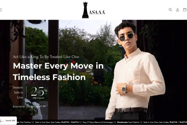 ASAAA Launches India’s First Chess-Inspired Menswear Brand That Challenges Fast Fashion