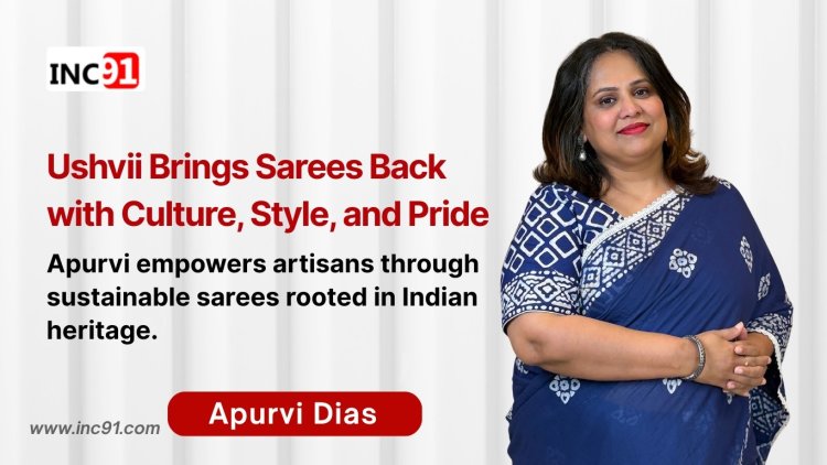 Apurvi Dias Sparks Saree Revolution with Purpose and Heritage