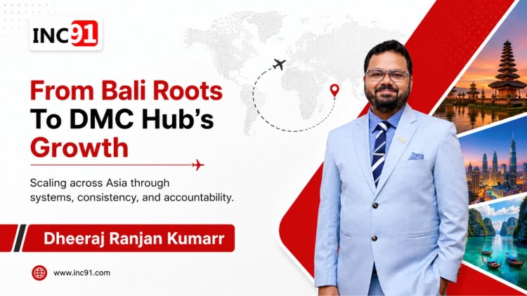 Building the Backbone of Indian Outbound Travel: The Story of Dheeraj Ranjan Kumarr and DMC Hub