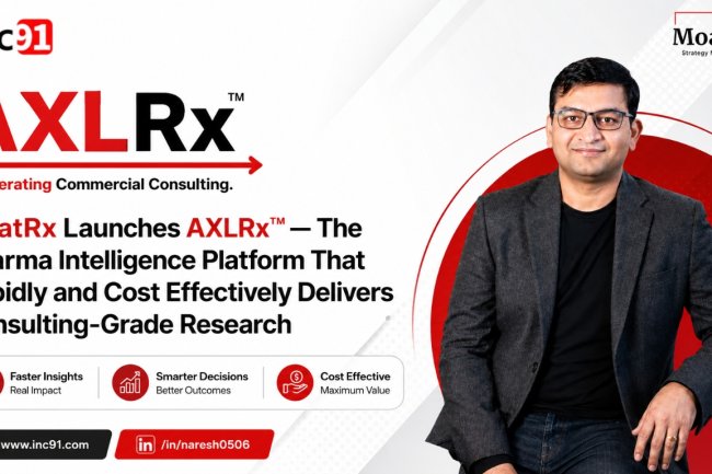 AXLRx™ by MoatRx Launches AI-Powered Pharma Intelligence Platform for Consulting-Grade Research