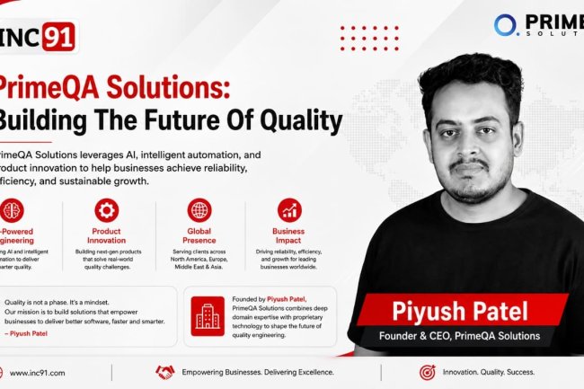 From India to the World: How Piyush Patel Is Positioning PrimeQA Solutions as a Global Quality Engineering Leader