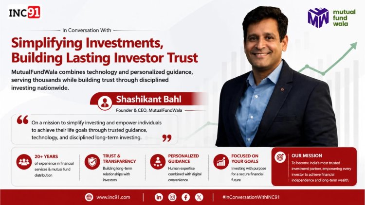 From Simplifying Investments to Building Trust: How Shashikant Bahl is Empowering Investors Through MutualFundWala