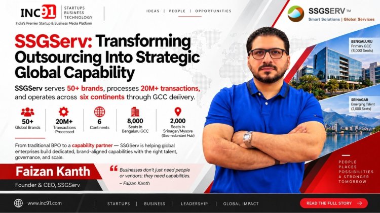 From Outsourcing to Capability Partner: The Strategic Pivot Behind SSGServ's Global Capability Center (GCC) Model