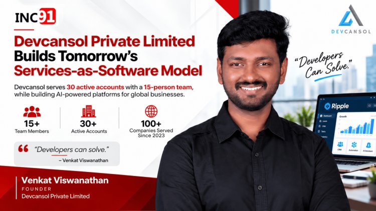 The "Services as Software" Playbook: Inside Devcansol's Business Model Bet | Venkat Viswanathan